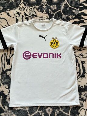 008 - YOUTH KIDS LARGE PUMA DORTMUND BORUSSIA SOCCER JERSEY SHIRT